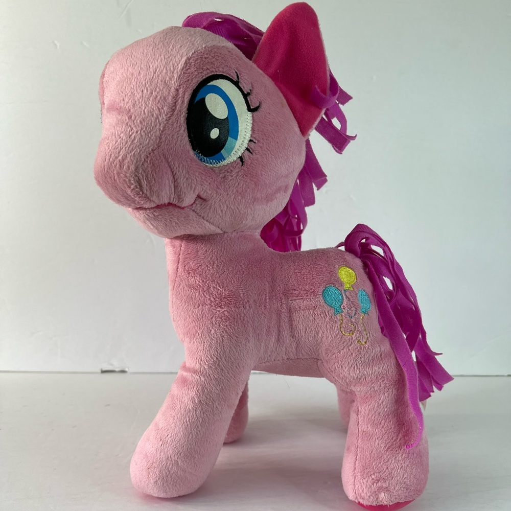 My Little Pony Pinkie Pie 11" Funrise Stuffed Toy Plush Ribbon Hair Soft Eyes